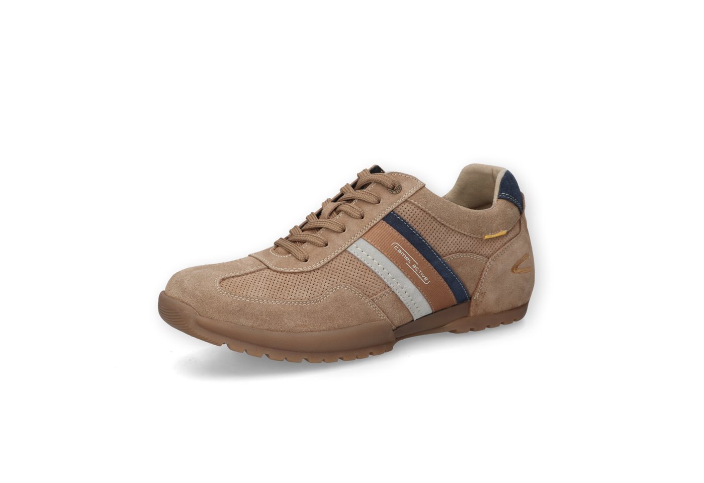 camel active Sneaker Trekkingschuh, Freizeitschuh, Schnürschuh mit Profilsohle (blau)