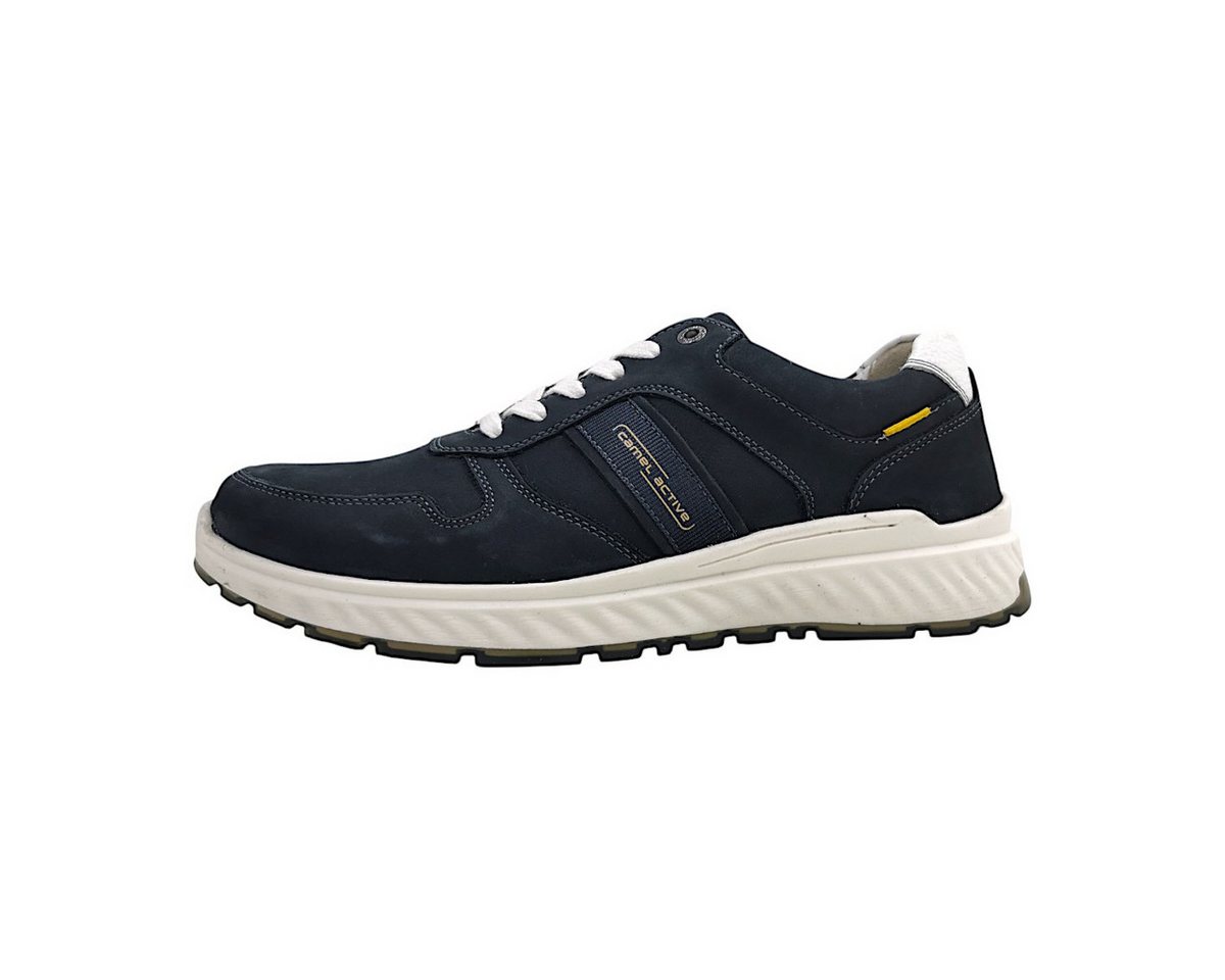 camel active sportlicher Schnürer Schnürschuh (blau)