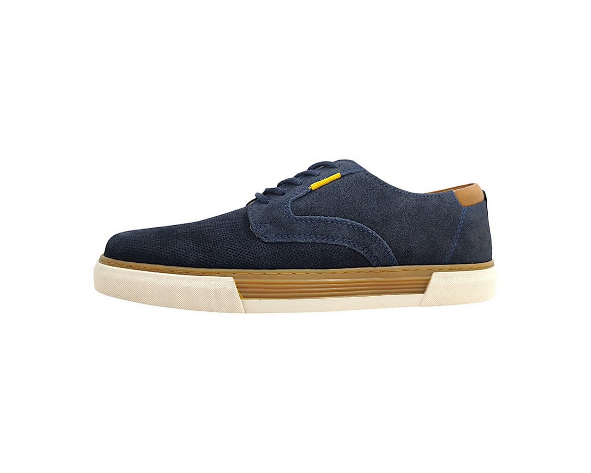 camel active sportlicher Schnürer Schnürschuh (blau)