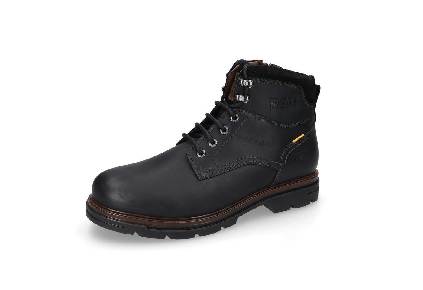 camel active Winterboots Schnürstiefel mit Profilsohle und Warmfutter