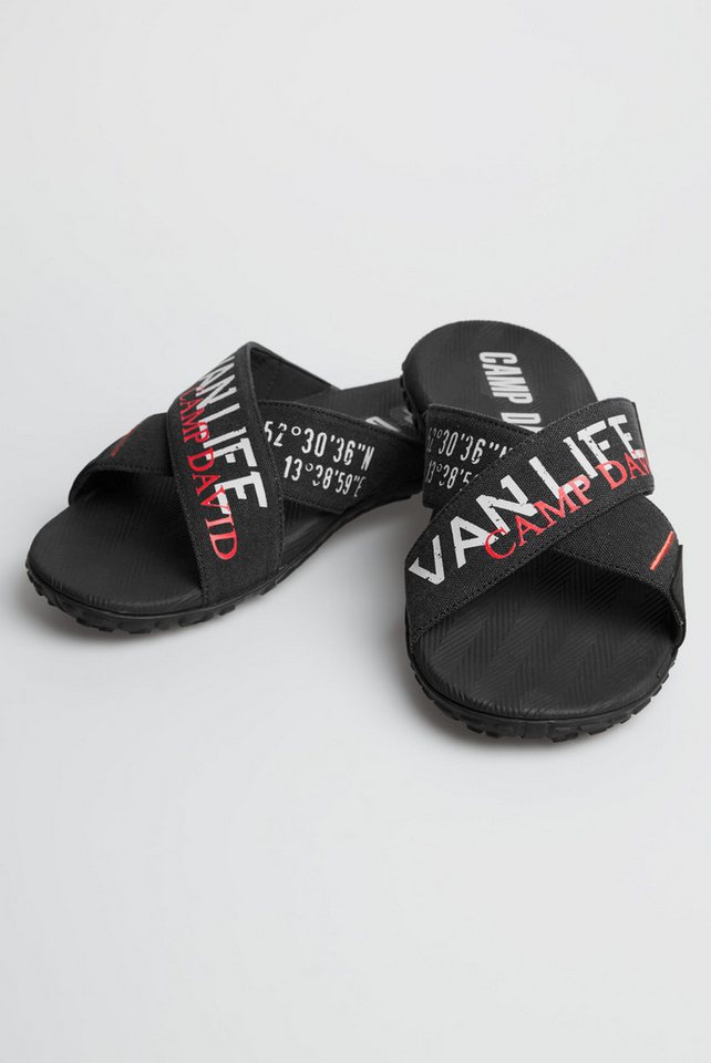 camp david Pantolette (schwarz)