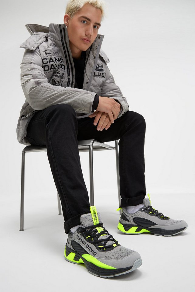 camp david Sneaker mit 3D-geformten Stabilisator im Knöchelbereich