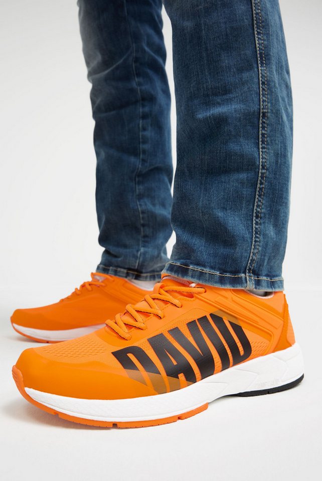 camp david Sneaker mit Fersenstabilisator (orange)