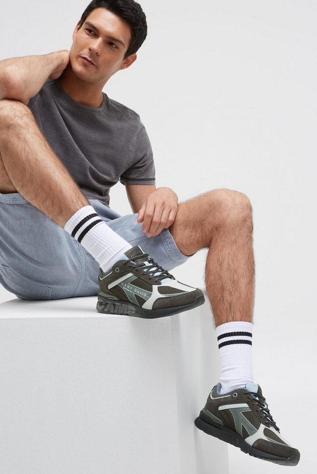 camp david Sneaker mit gepolstertem Einstieg (braun)