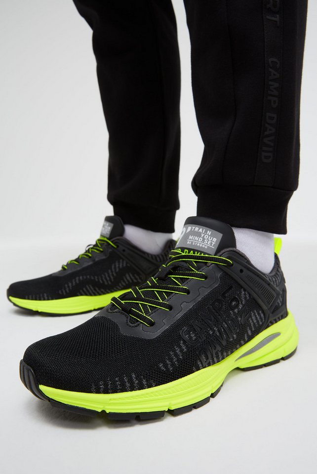 camp david Sneaker mit Wechselfußbett (gelb)