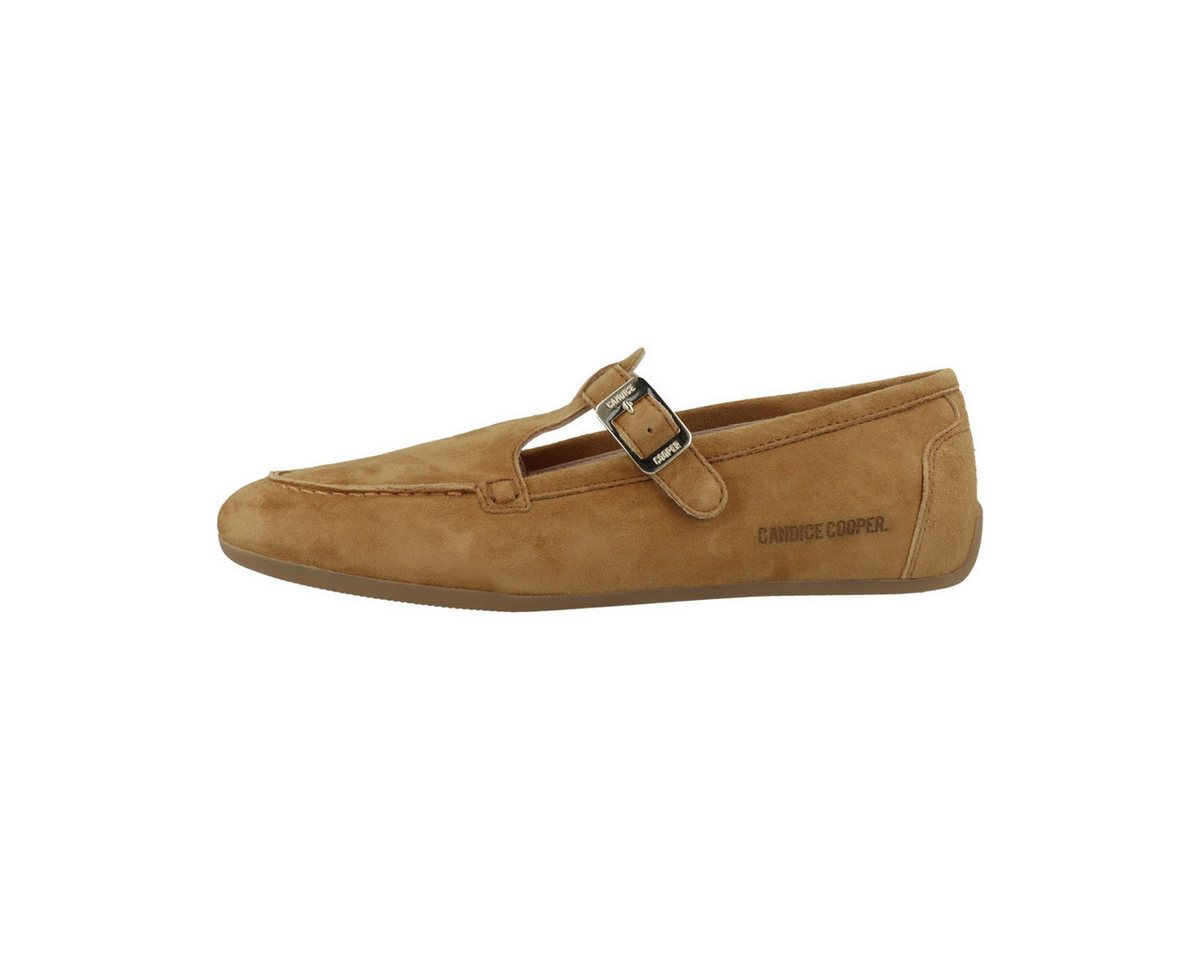 Candice Cooper ROCK MOK Damen Ballerina Loafer, Mokkasin, Sommerschuhe, Halbschuhe, Schlupfschuhe (braun)