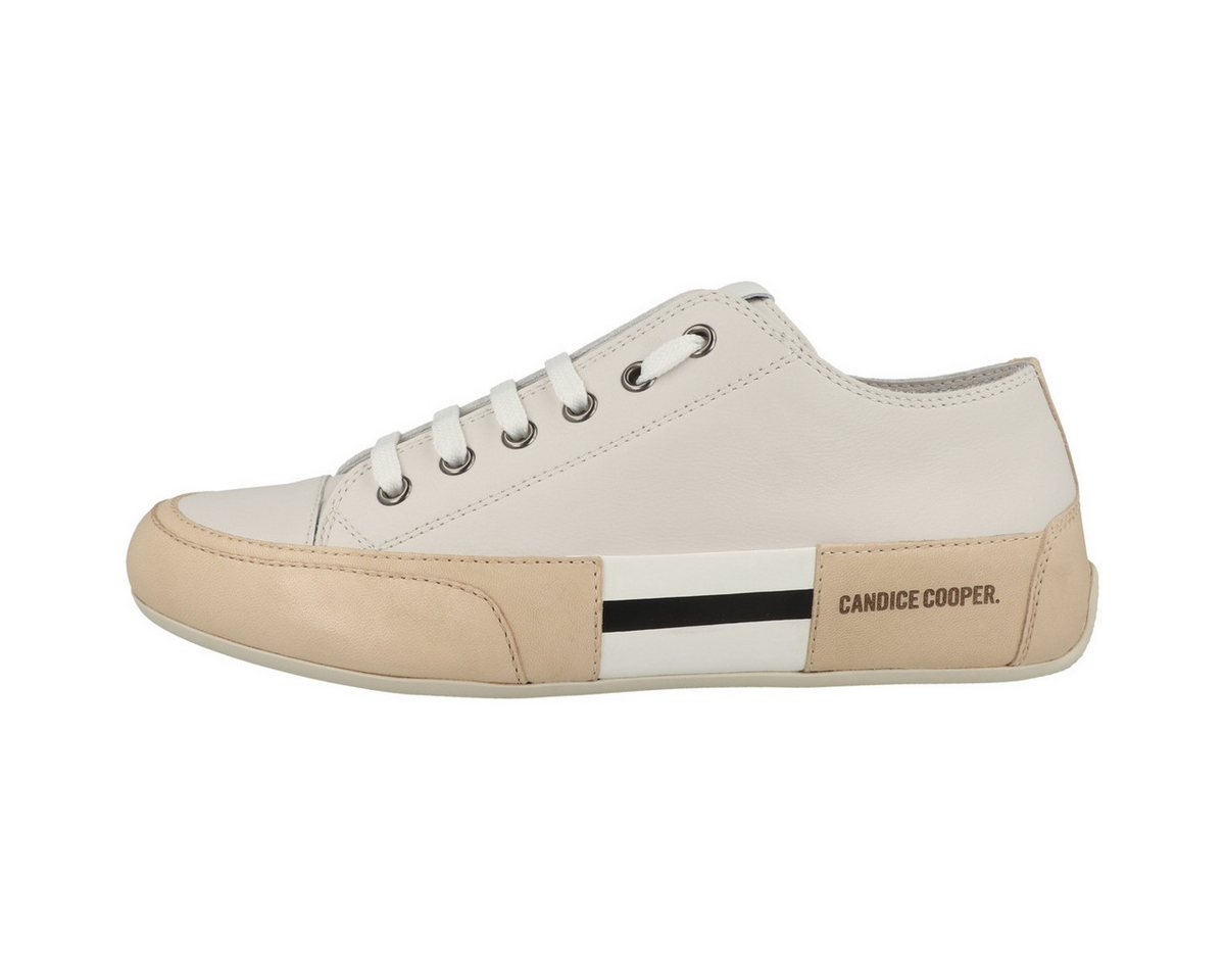 Candice Cooper ROCK PATCH S Damen Sneaker Turnschuhe, Sportschuhe, Freizeitschuhe, Halbschuhe, Schnürschuhe (weiß)