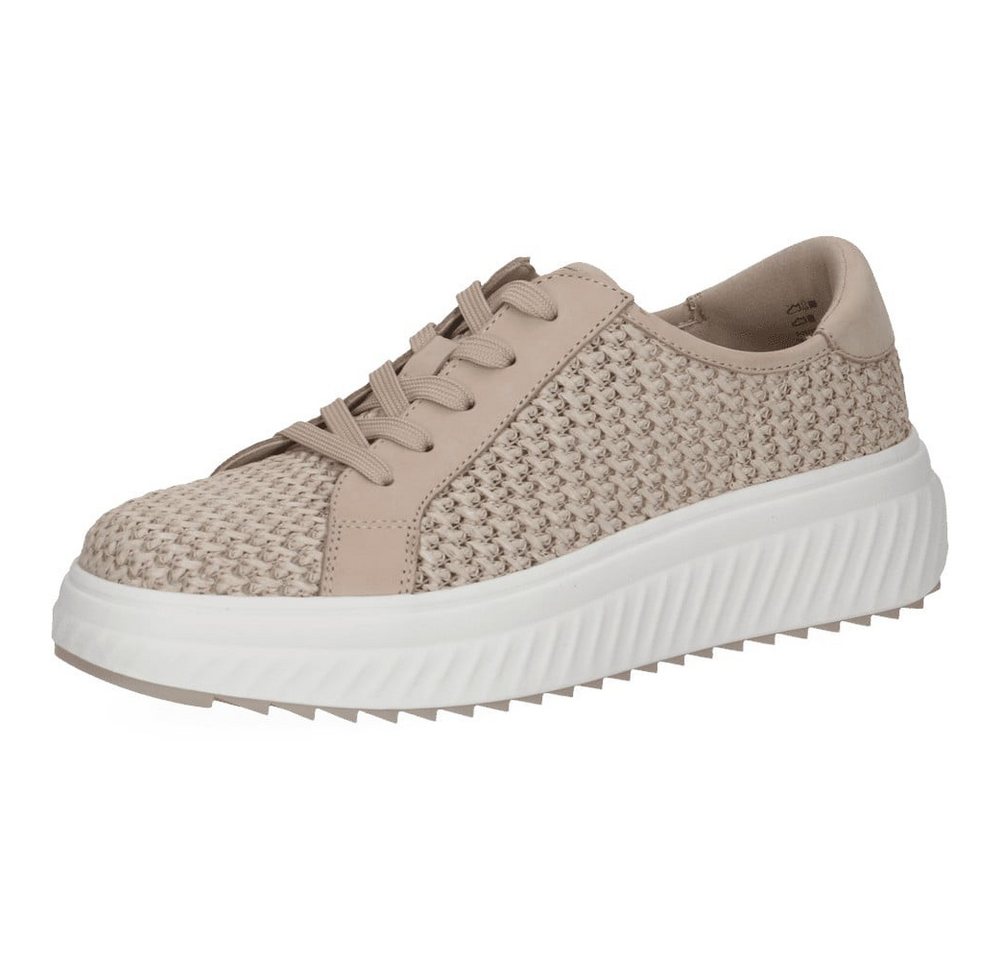 Caprice 23710 (Leder/Textil) beige Damen Sneaker