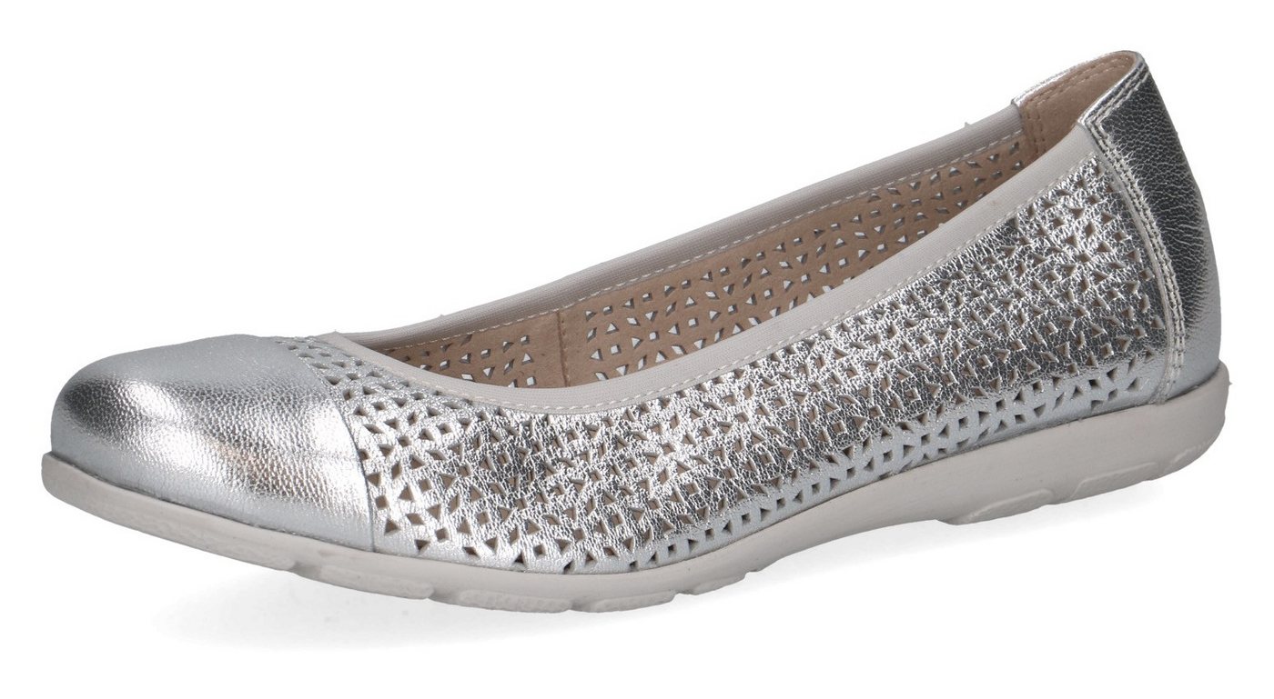 Caprice Ballerina, Slipper, Bequemschuh, Schlupfschuh mit Perforation