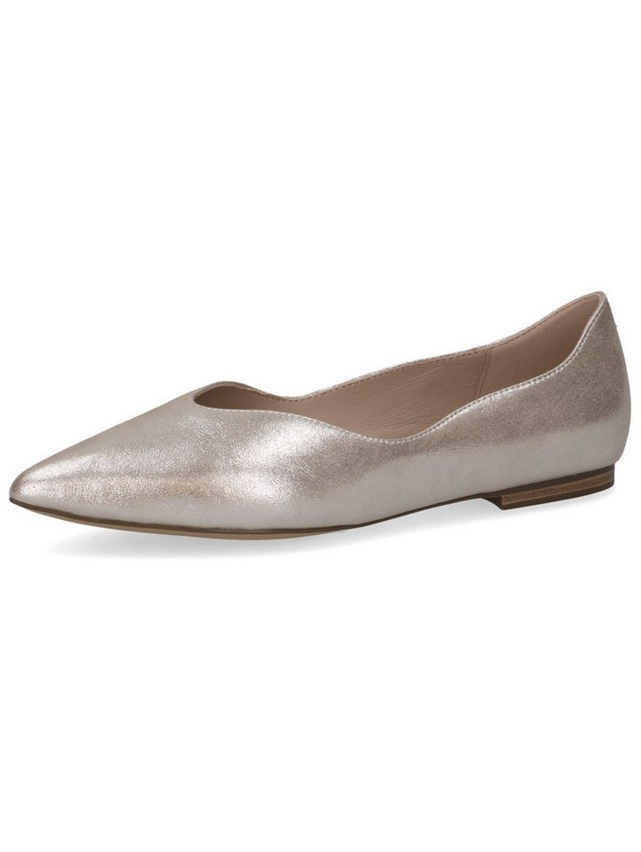 Caprice Ballerinas Leder Ballerina (beige)