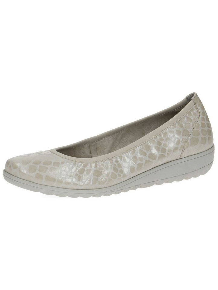Caprice Ballerinas Leder . Ballerina (grau)