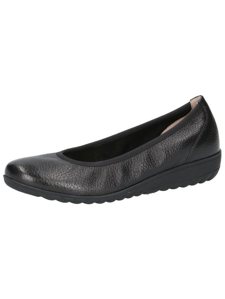 Caprice Ballerinas Leder Ballerina (schwarz)