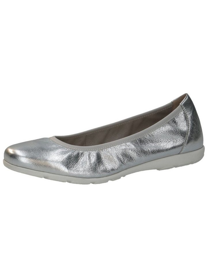 Caprice Ballerinas Leder Ballerina (silber)