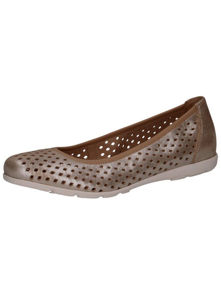 Caprice Ballerinas Leder Ballerina (silber)
