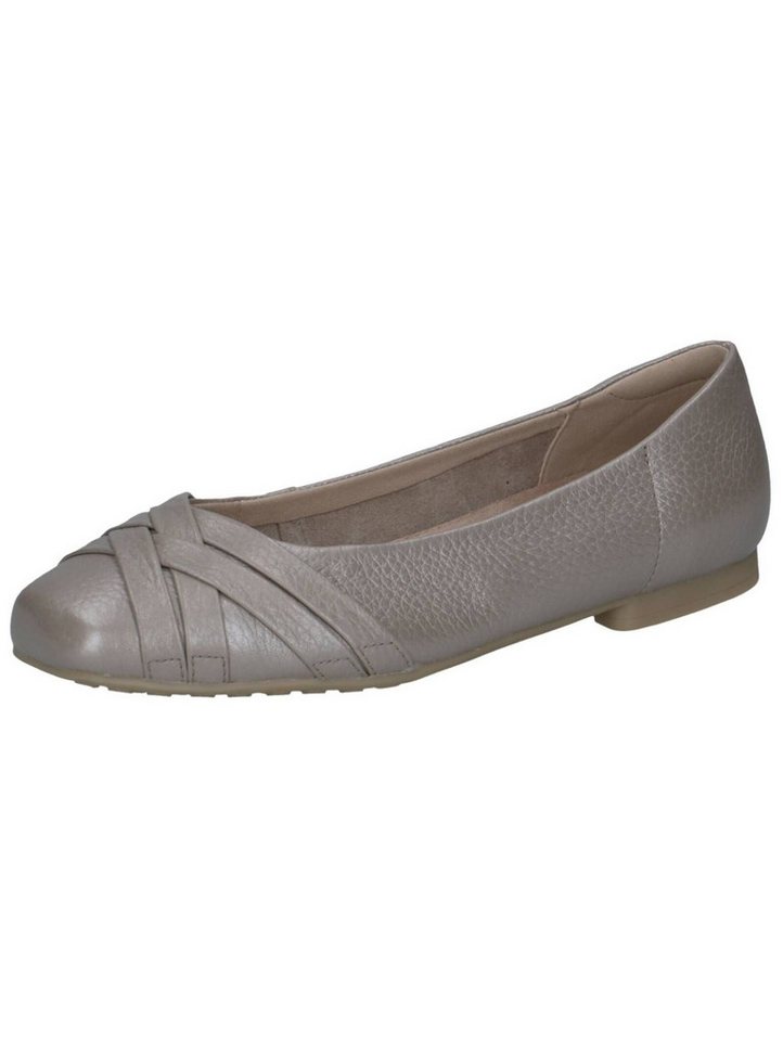 Caprice Ballerinas Leder Ballerina (Stone)