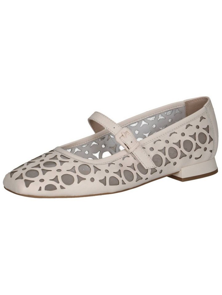 Caprice Ballerinas Leder Riemchenballerina (Vanilla)