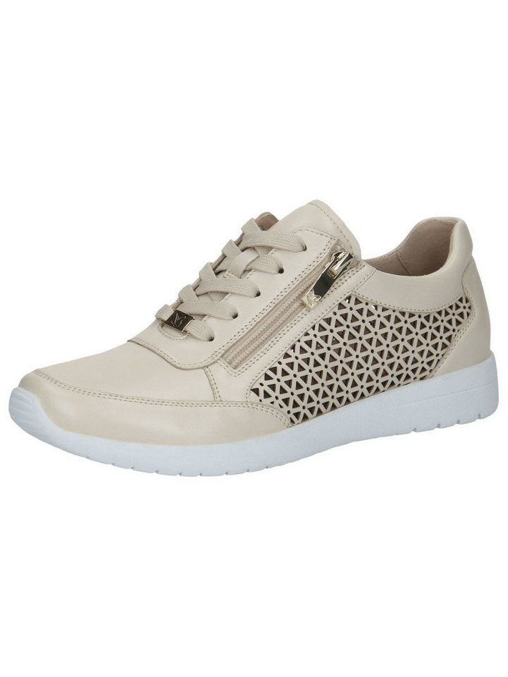 Caprice CAP Airmot./FB aus Leder kein Absatz 9-23550-42 Sneaker CAP Airmot./FB (beige/braun)