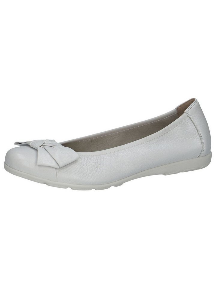 Caprice CAP Airmotion aus Leder kein Absatz 9-22153-42 Ballerina CAP Airmotion (weiß)