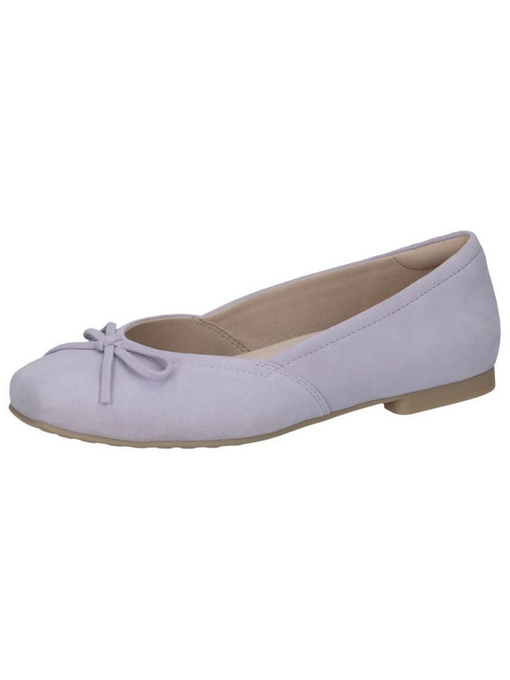 Caprice CAP Mem/fb wash aus Leder kein Absatz 9-22109-46 Ballerina (lila)