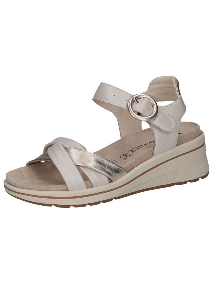 Caprice Cap Mem/rem/ws aus Leder Keilabsatz 9-28304-46 Plateausandaletten