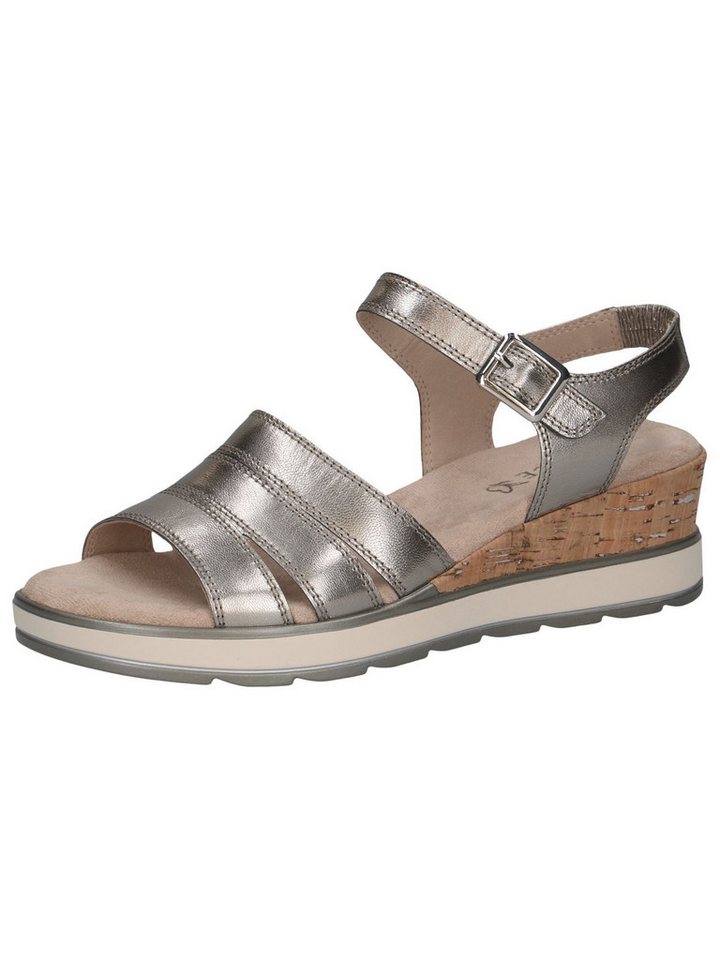 Caprice CAP Memotion aus Leder Keilabsatz 9-28711-44 Plateausandaletten CAP Memotion