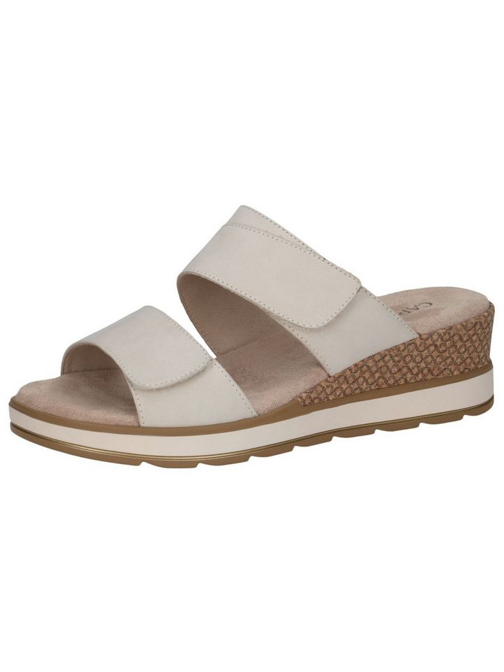 Caprice CAP Memotion aus Leder kein Absatz 9-27250-42 Keilpantolette Memotion