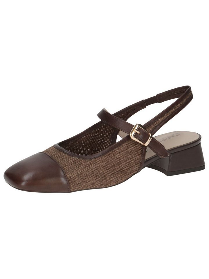 Caprice CAP Memotion mit Absatz Trapezabsatz 9-29604-46 Slingpumps CAP Memotion