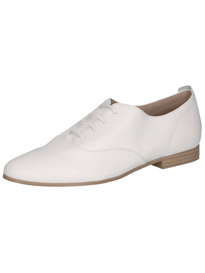 Caprice Halbschuhe Nappaleder Schnürschuh (weiß)