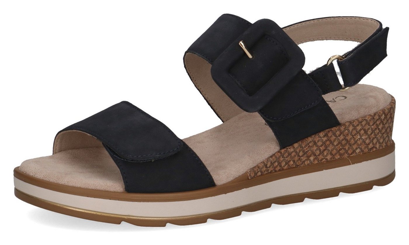 Caprice Keilsandalette, Sommerschuh, Riemchensandale in bequemer Weite