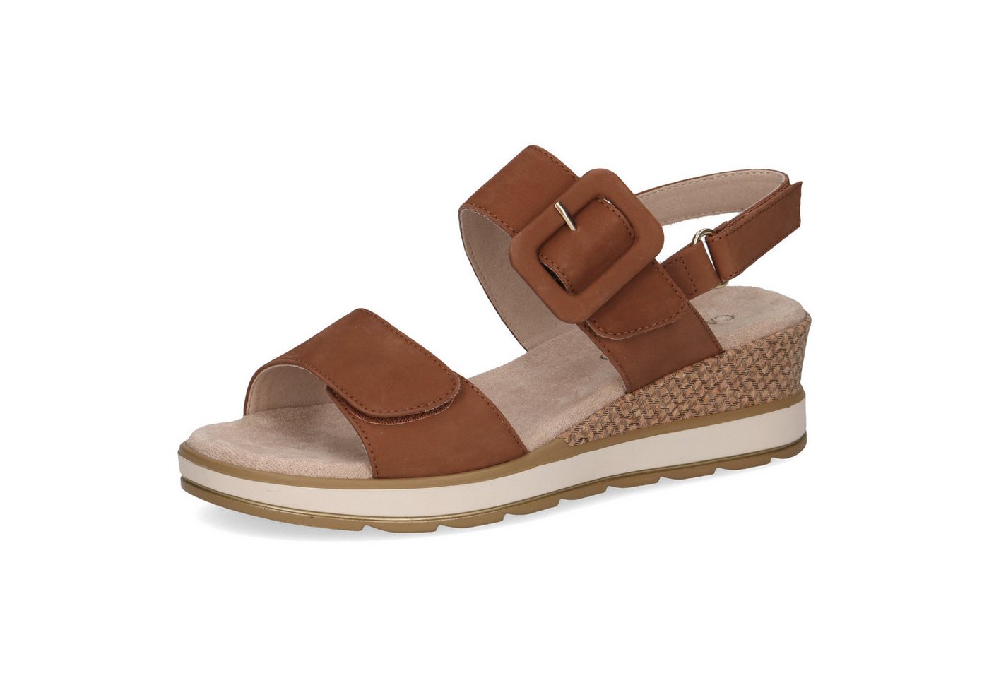 Caprice Keilsandalette, Sommerschuh, Riemchensandale in bequemer Weite