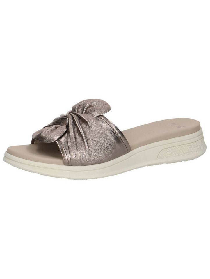 Caprice Pantoletten Leder Pantolette (braun)