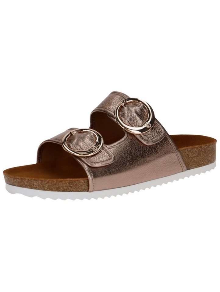 Caprice Pantoletten Leder . Pantolette (gold)