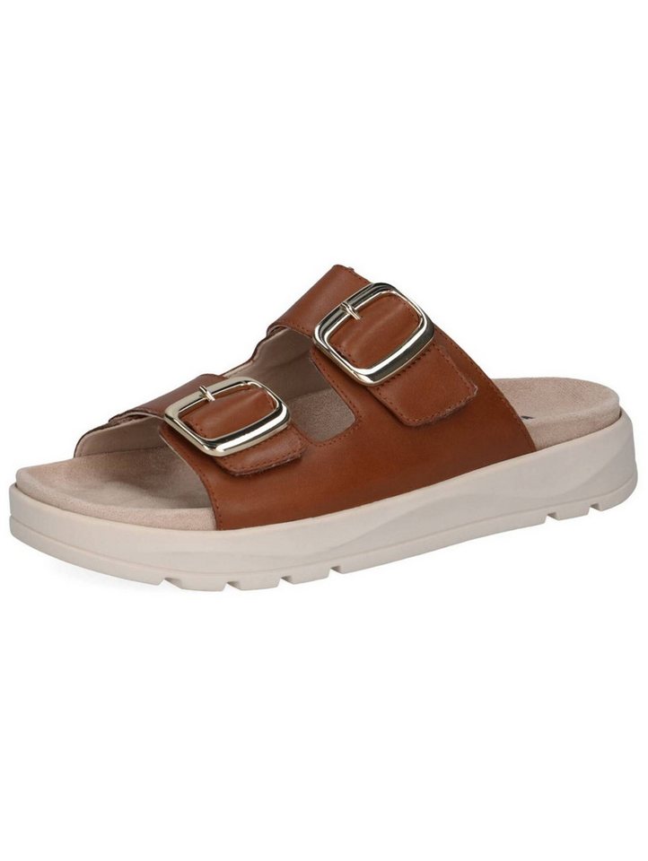 Caprice Pantoletten Nappaleder Pantolette (braun)