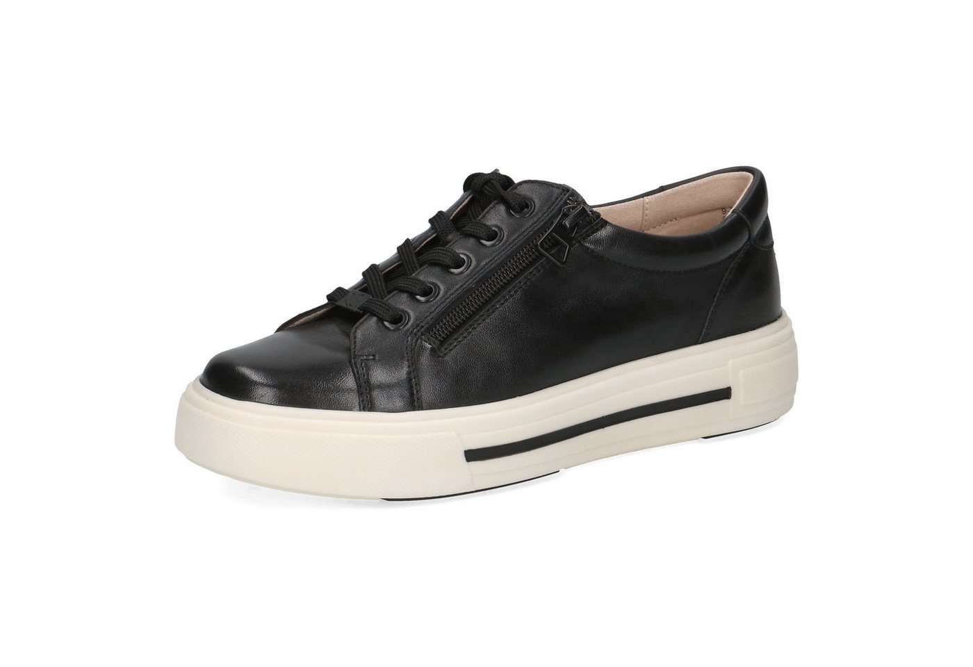 Caprice Plateausneaker, Freizeitschuh, Halbschuh, Schnürschuh mit Schaftrandpolsterung