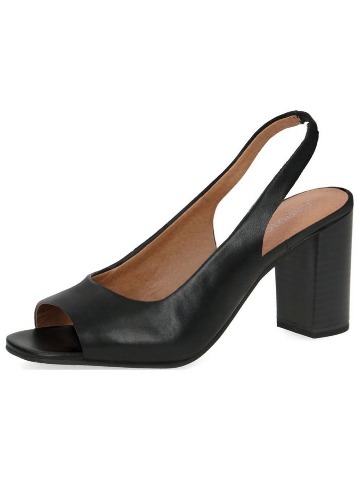 Caprice Pumps Leder . Peeptoepumps