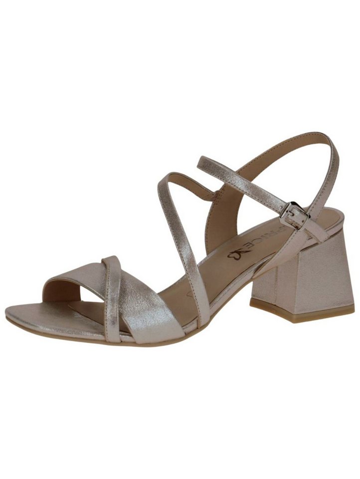 Caprice Sandalen Leder/Fell High-Heel-Sandalette
