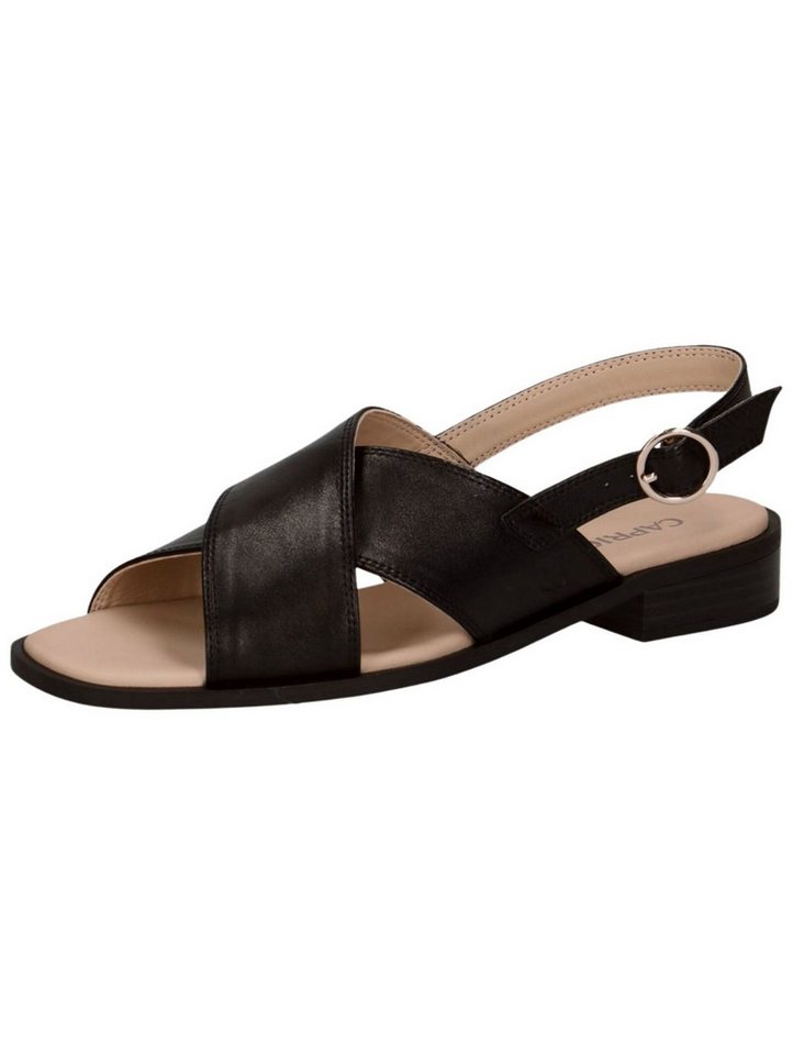 Caprice Sandalen Leder Riemchensandale (schwarz)