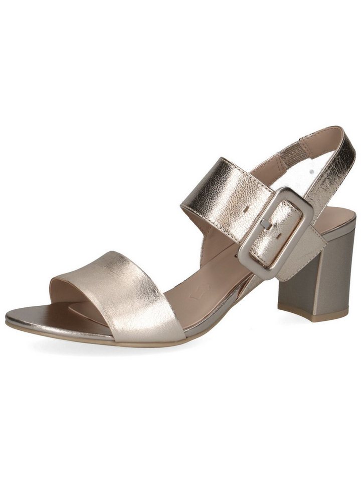 Caprice Sandalen Leder . Riemchensandalette (gold)