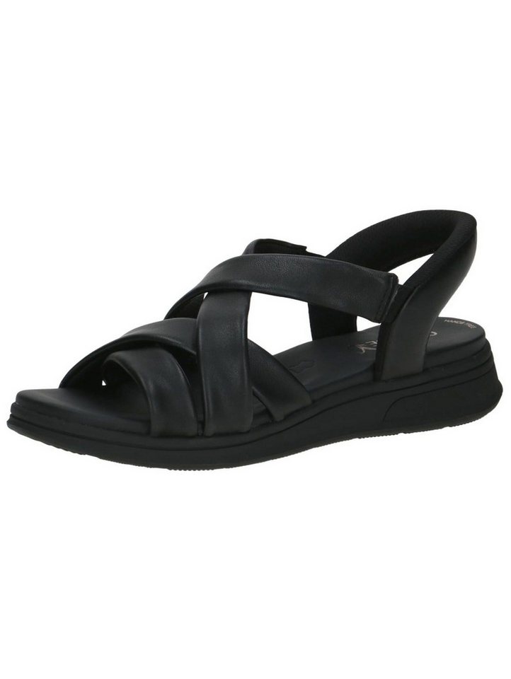 Caprice Sandalen Nappaleder Riemchensandale (schwarz)