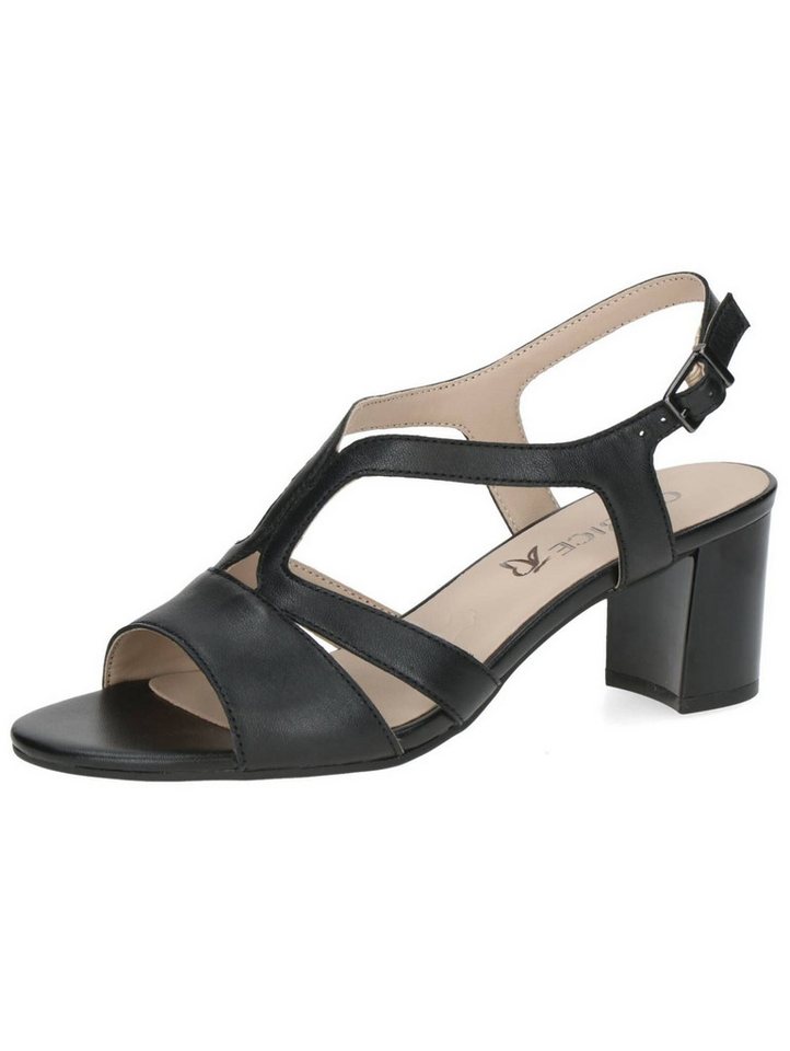 Caprice Sandalen Nappaleder Riemchensandale (schwarz)