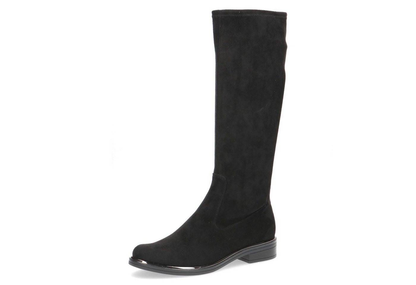 Caprice Schlupfstiefel, Blockabsatz, Langschaftstiefel in klassischer Linie, XS Schaft