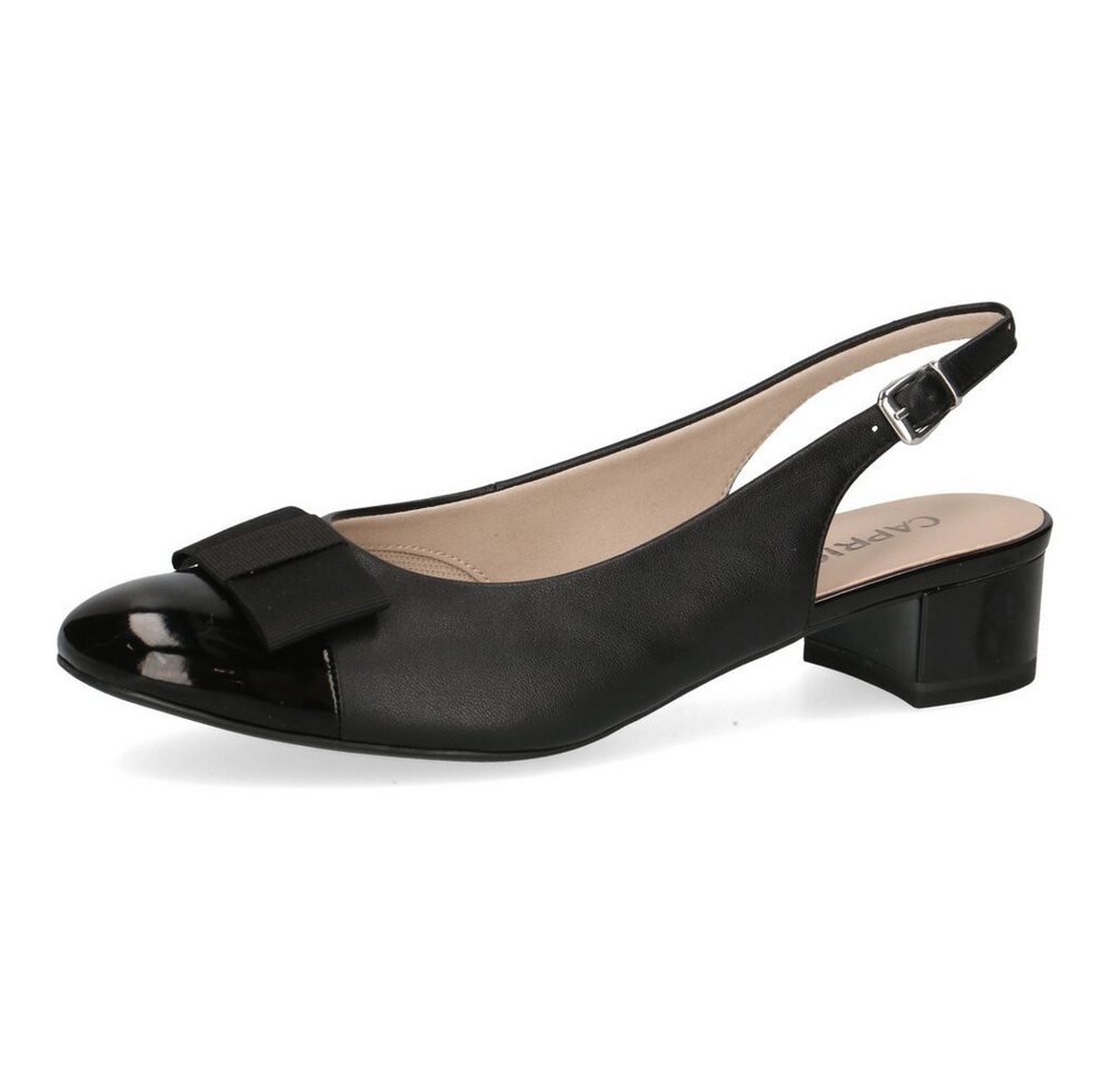 Caprice - Slings - Schwarz Slipper