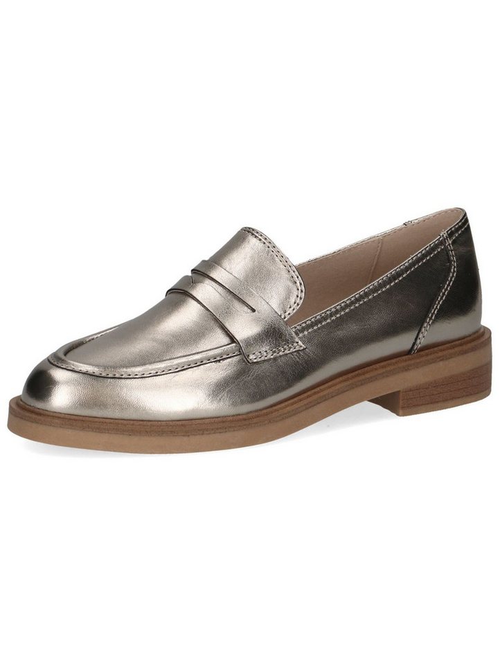 Caprice Slipper Leder Slipper (beige)