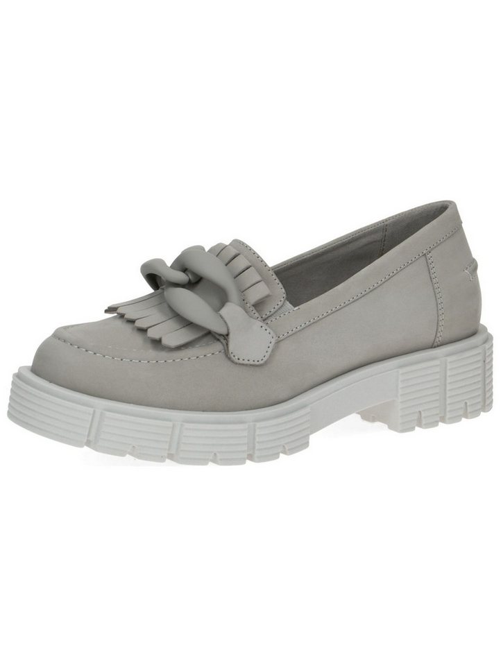 Caprice Slipper Leder Slipper (grau)