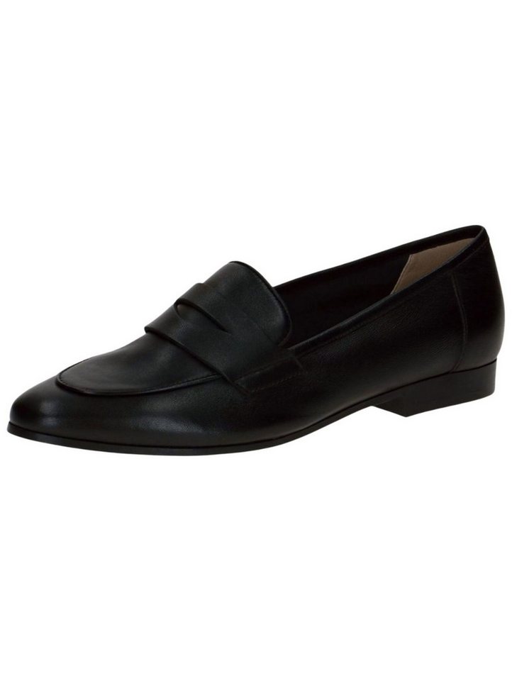 Caprice Slipper Leder Slipper (schwarz)