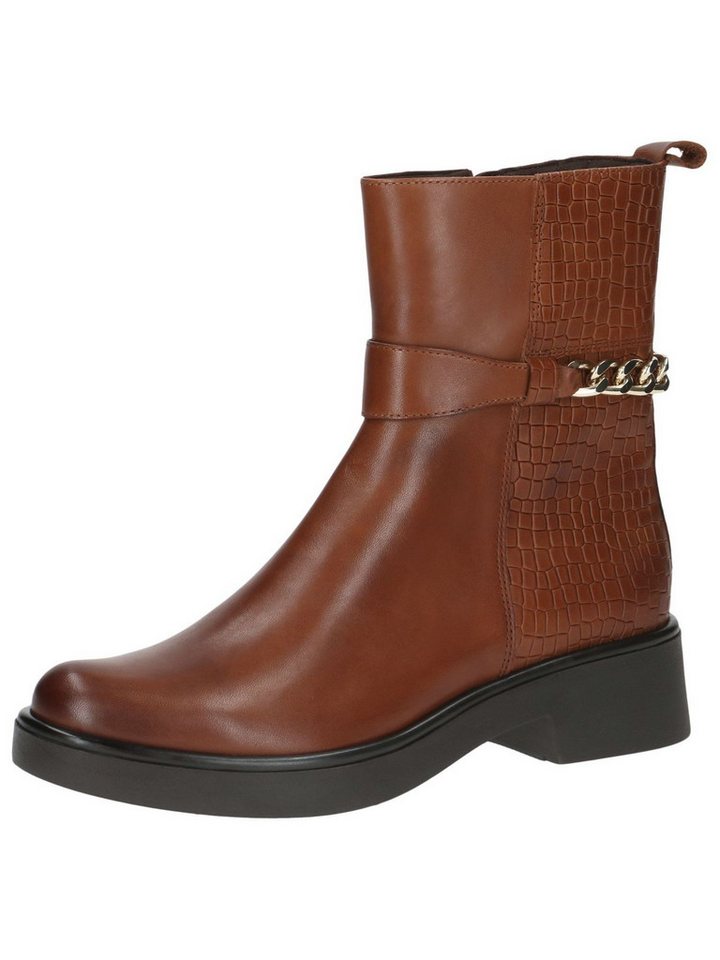 Caprice CAP BlueGrip, CAP Airmotion aus Leder Blockabsatz Schnürstiefelette CAP BlueGrip