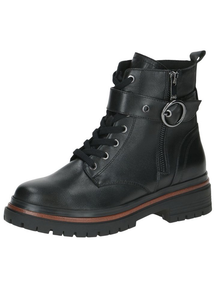 Caprice CAP BlueGrip, CAP Climotion aus Leder kein Absatz Schnürstiefelette CAP BlueGrip