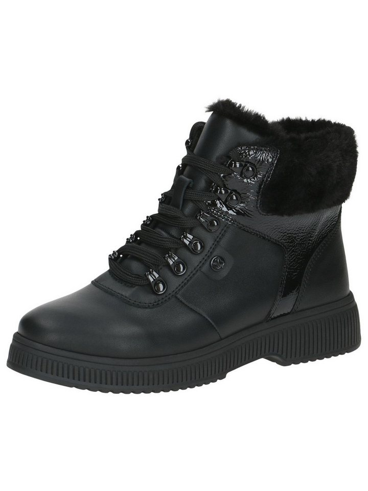 Caprice CAP Airmot./FB aus Leder kein Absatz 9-26206-45 Winterstiefelette CAP Airmot./FB (schwarz)