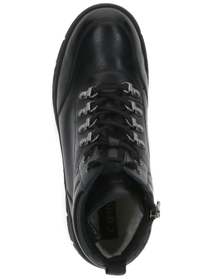 Caprice Stiefelette Leder Schnürstiefelette (schwarz)