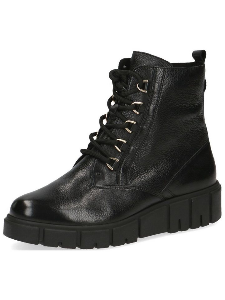 Caprice Stiefelette Leder Schnürstiefelette (schwarz)